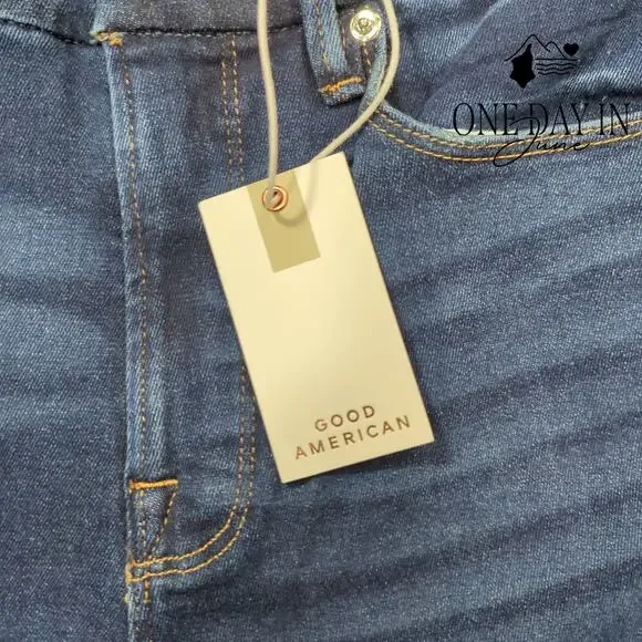 Good American Good Legs Skinny Raw Hem Jeans Size 4 - Picture 2 of 8